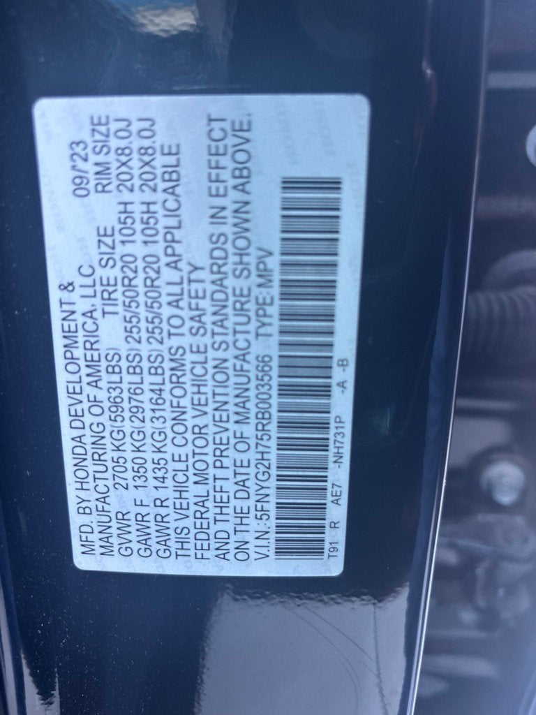 2024 Honda Pilot Touring