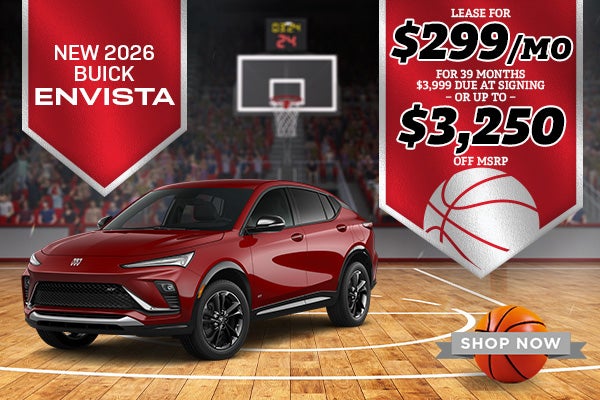 New 2026 Buick Envista Lease for $299/mo for 39 months $3,
