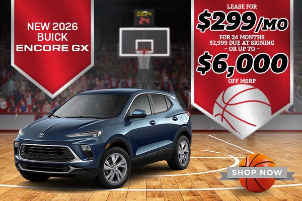 New 2026 Buick Encore GX Lease for $299/mo for 24 months $