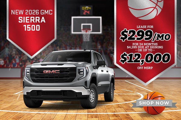New 2026 GMC Sierra 1500 Lease for $299/mo for 24 months $