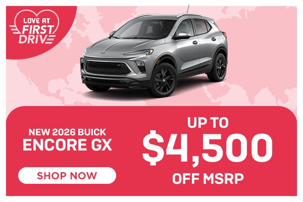 New 2026 Buick Encore Up to $4,500 OFF MSRP