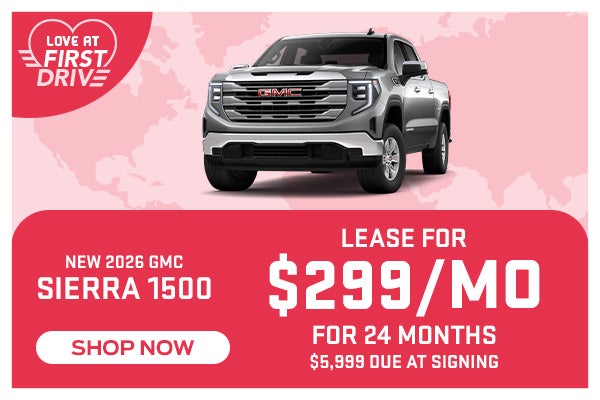 New 2026 GMC Sierra 1500 Lease for $299/mo for 24 months