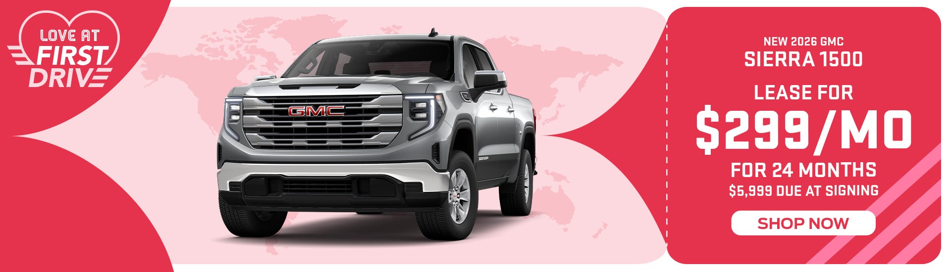 New 2026 GMC Sierra 1500 Lease for $299/mo for 24 months